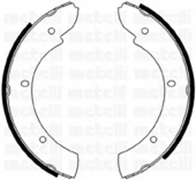 Комплект тормозных колодок, стояночная тормозная система METELLI купить