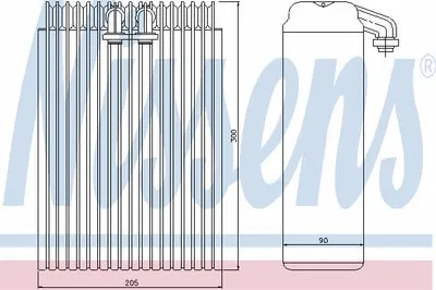 Испаритель, кондиционер NISSENS купить