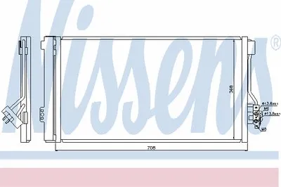 Конденсатор, кондиционер NISSENS купить