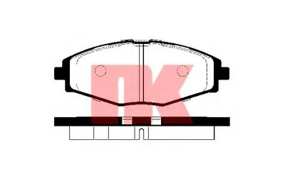 Комплект тормозных колодок, дисковый тормоз NK купить