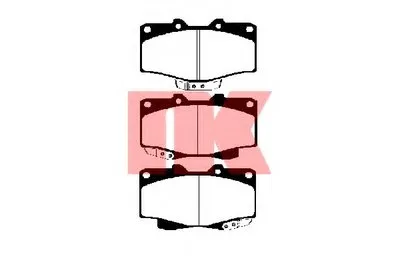 Комплект тормозных колодок, дисковый тормоз NK купить