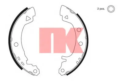 Комплект тормозных колодок NK купить