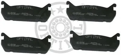 Комплект тормозных колодок, дисковый тормоз OPTIMAL купить