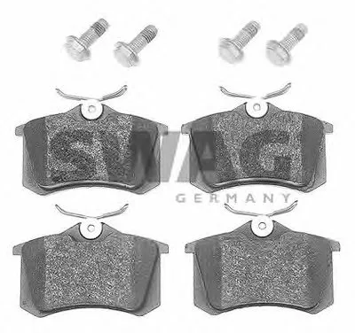 Комплект тормозных колодок, дисковый тормоз SWAG купить