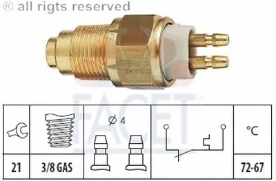 Термовыключатель, вентилятор радиатора