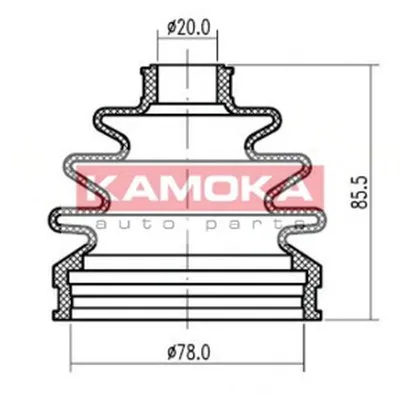 Пыльник, приводной вал KAMOKA KAMOKA купить
