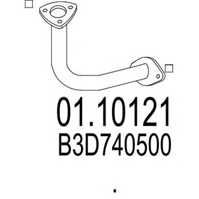 Труба выхлопного газа MTS купить