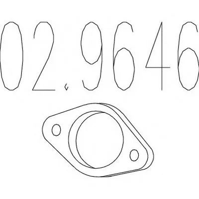 Прокладка, труба выхлопного газа MTS купить