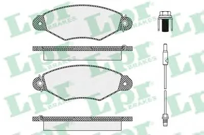Комплект тормозных колодок, дисковый тормоз LPR купить