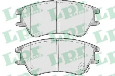 Комплект тормозных колодок, дисковый тормоз LPR купить