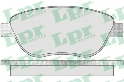Комплект тормозных колодок, дисковый тормоз LPR купить