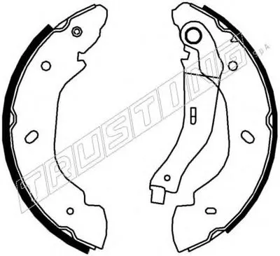 Комплект тормозных колодок TRUSTING купить