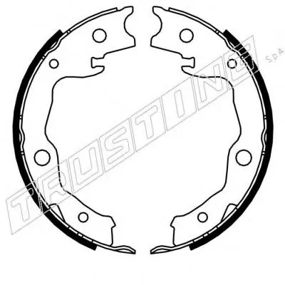 Комплект тормозных колодок, стояночная тормозная система TRUSTING купить