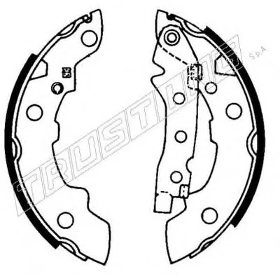 Комплект тормозных колодок REPARATION KIT TRUSTING купить