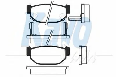Комплект тормозных колодок, дисковый тормоз MK KASHIYAMA KAVO PARTS купить