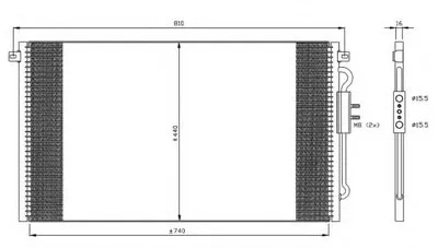 Конденсатор, кондиционер EASY FIT NRF купить