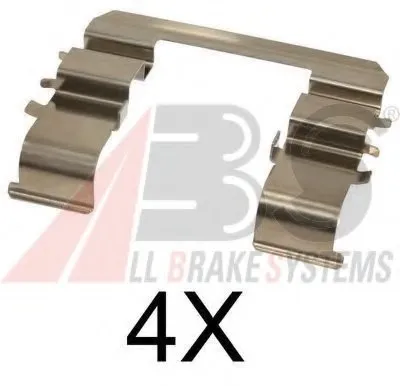 Комплектующие, колодки дискового тормоза A.B.S. купить