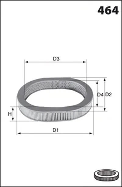Воздушный фильтр MECAFILTER MECAFILTER купить