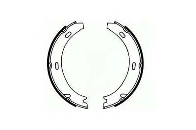 Комплект тормозных колодок, стояночная тормозная система SCT Germany купить