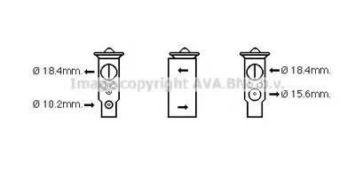 Расширительный клапан, кондиционер AVA QUALITY COOLING купить