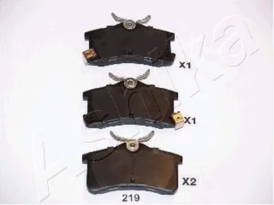 Комплект тормозных колодок, дисковый тормоз ASHIKA купить