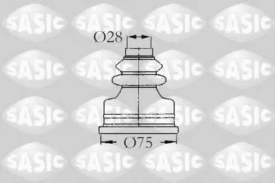 Комплект пылника, приводной вал SASIC купить