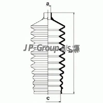 Комплект пылника, рулевое управление QH JP GROUP купить