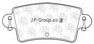 Комплект тормозных колодок, дисковый тормоз QH JP GROUP купить