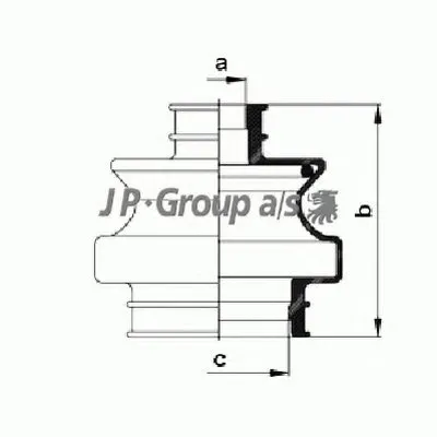 Комплект пылника, приводной вал QH JP GROUP купить