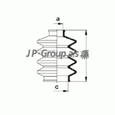 Комплект пылника, приводной вал QH JP GROUP купить