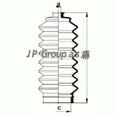Комплект пылника, рулевое управление QH JP GROUP купить