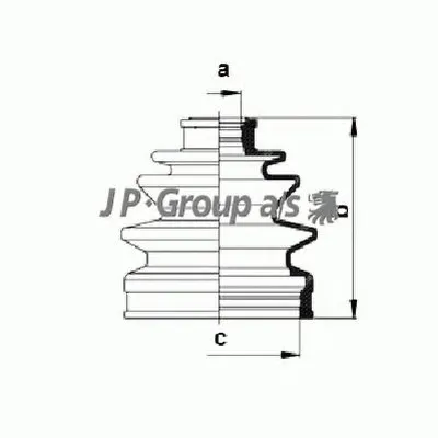 Комплект пылника, приводной вал QH JP GROUP купить