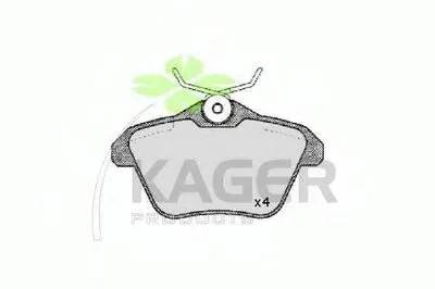 Комплект тормозных колодок, дисковый тормоз KAGER купить