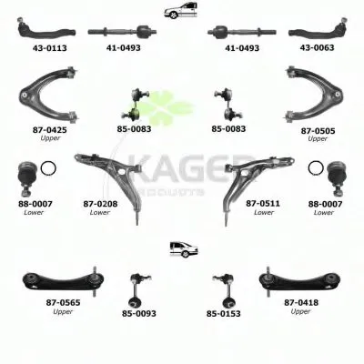 Подвеска колеса KAGER купить