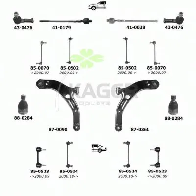 Подвеска колеса KAGER купить
