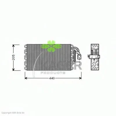 Испаритель, кондиционер KAGER купить