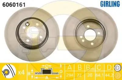 Тормозной диск GIRLING купить