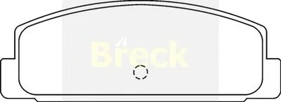 Комплект тормозных колодок, дисковый тормоз BRECK купить