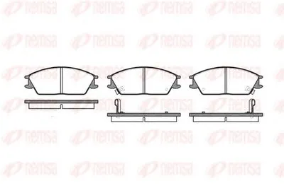 Комплект тормозных колодок, дисковый тормоз KAWE купить