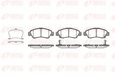 Комплект тормозных колодок, дисковый тормоз KAWE купить