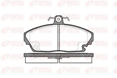 Комплект тормозных колодок, дисковый тормоз KAWE купить