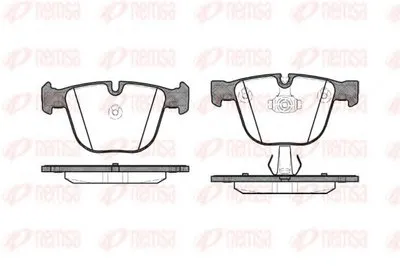 Комплект тормозных колодок, дисковый тормоз KAWE купить
