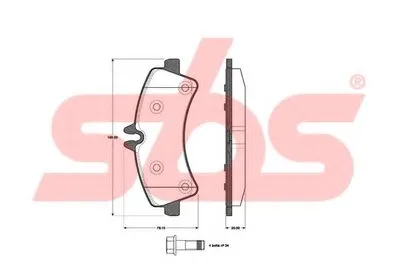 Комплект тормозных колодок, дисковый тормоз sbs купить