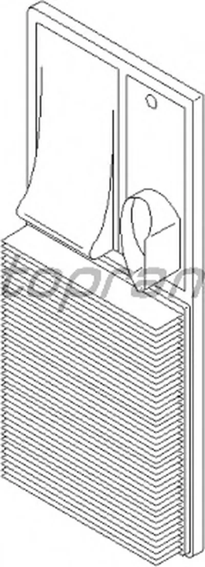 Воздушный фильтр TOPRAN купить