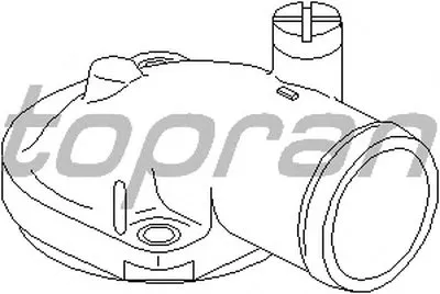 Фланец охлаждающей жидкости