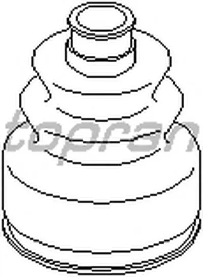 Пыльник, приводной вал TOPRAN купить