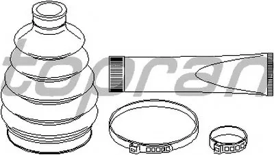 Комплект пылника, приводной вал TOPRAN купить