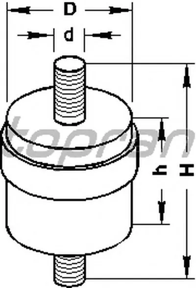 Кронштейн, корпус воздушного фильтра TOPRAN купить