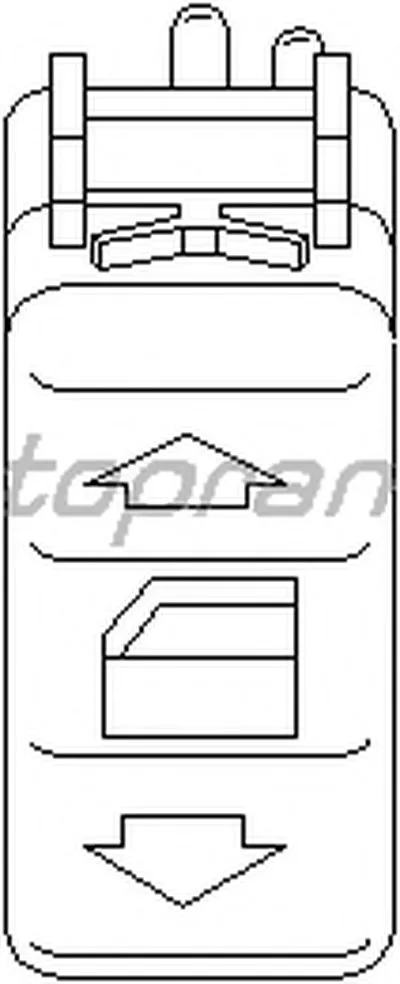 Выключатель, стеклолодъемник TOPRAN купить