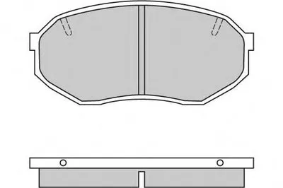 Комплект тормозных колодок, дисковый тормоз E.T.F. купить